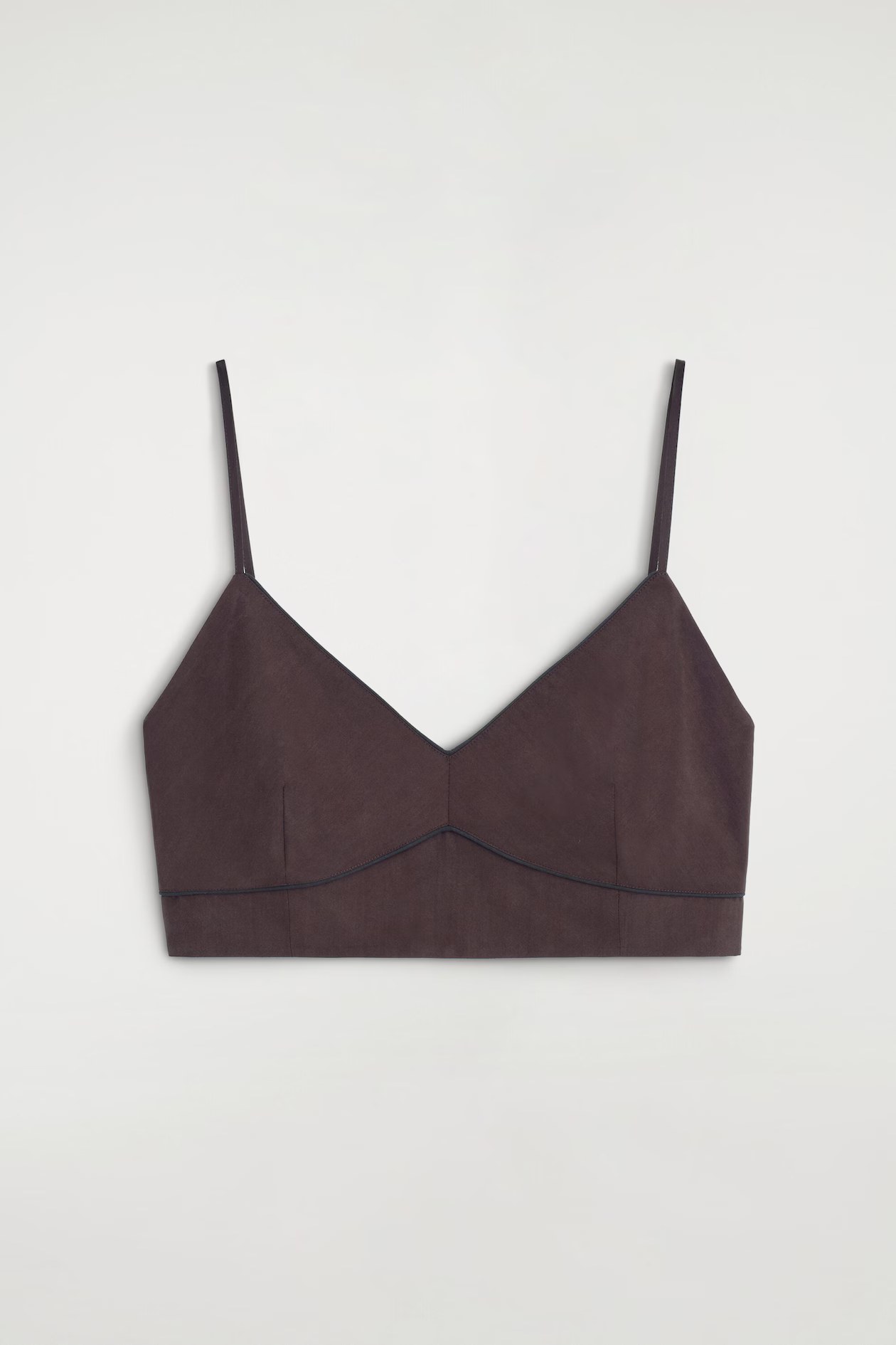 COS, SILK BRALETTE