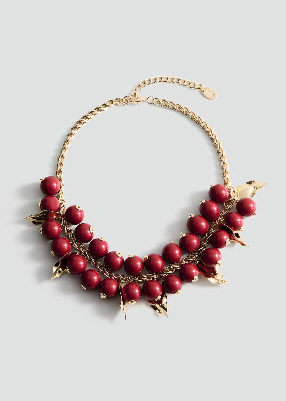 Mango, BEADED CHAIN NECKLACE
