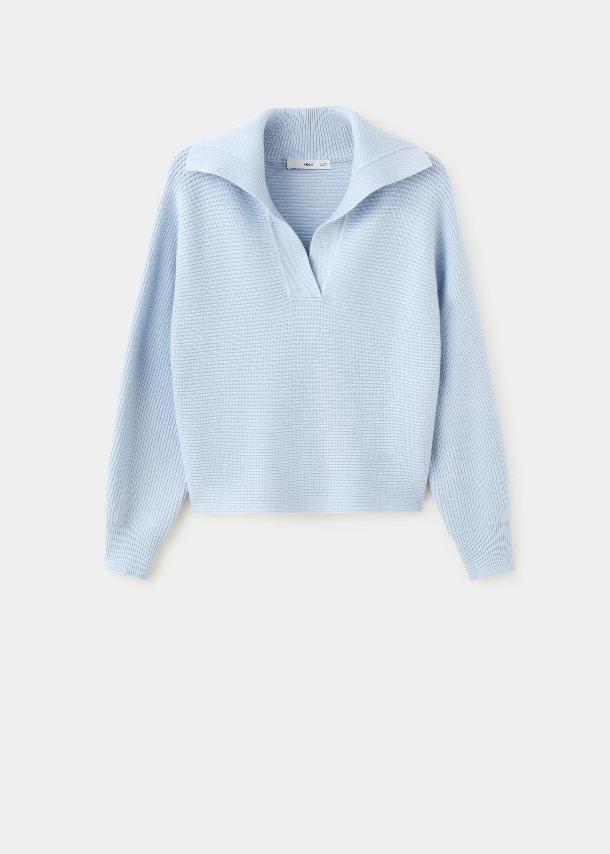 Mango, V-NECK KNIT SWEATER