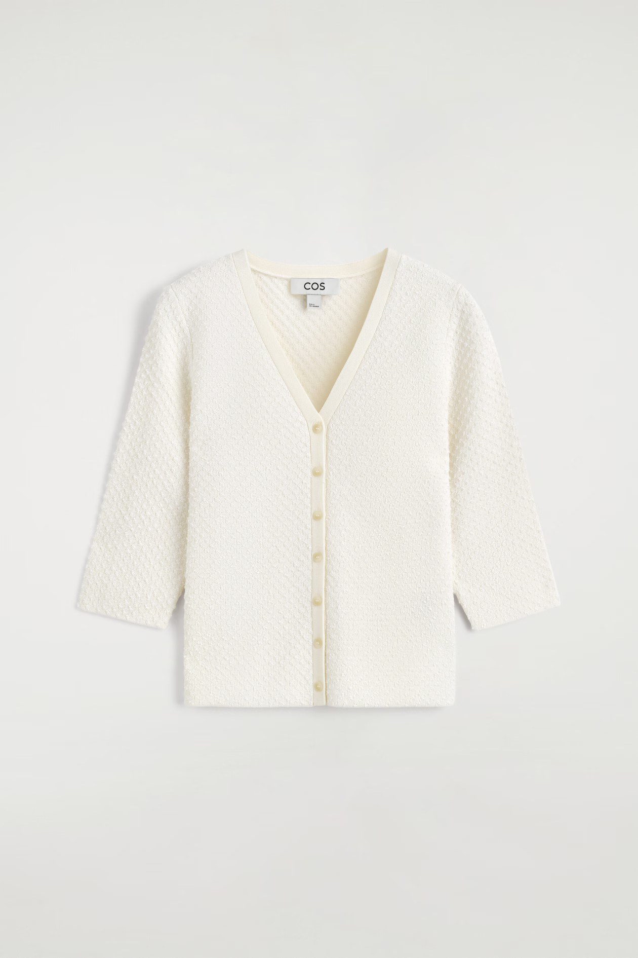COS, JACQUARD-KNIT CARDIGAN