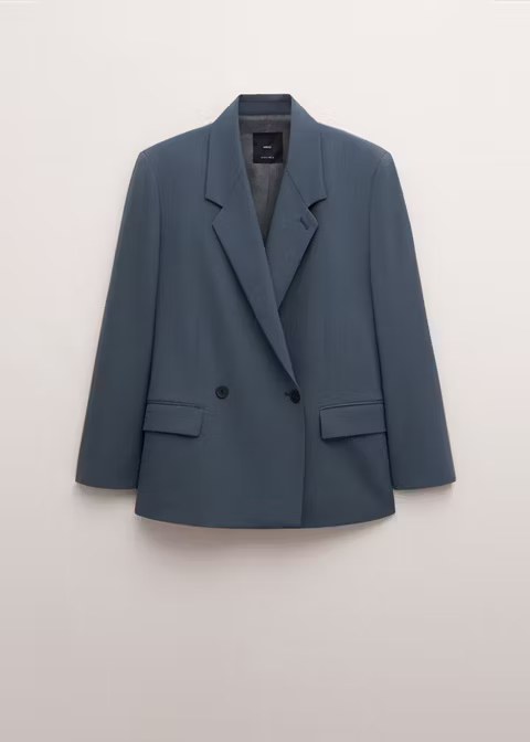 Mango, WOOL-BLEND SUIT BLAZER