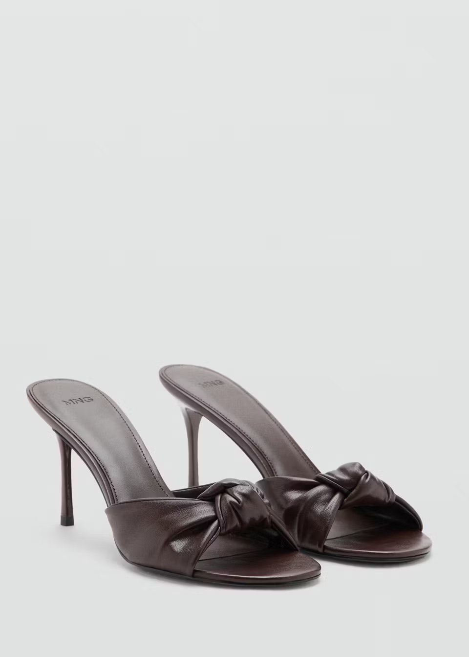Mango, STILETTO HEEL KNOT SANDAL