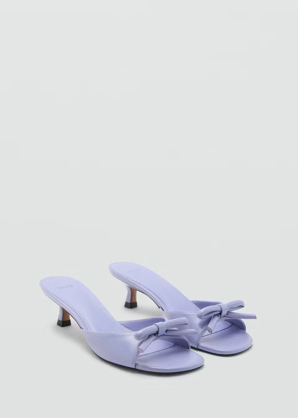 Mango, HEELED SANDALS WITH BOW