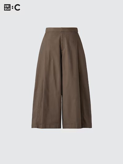 Uniqlo, Cotton Culottes - Color: 34 BROWN