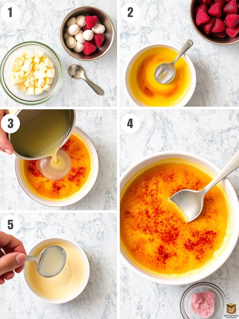 crème brûlée preparation
