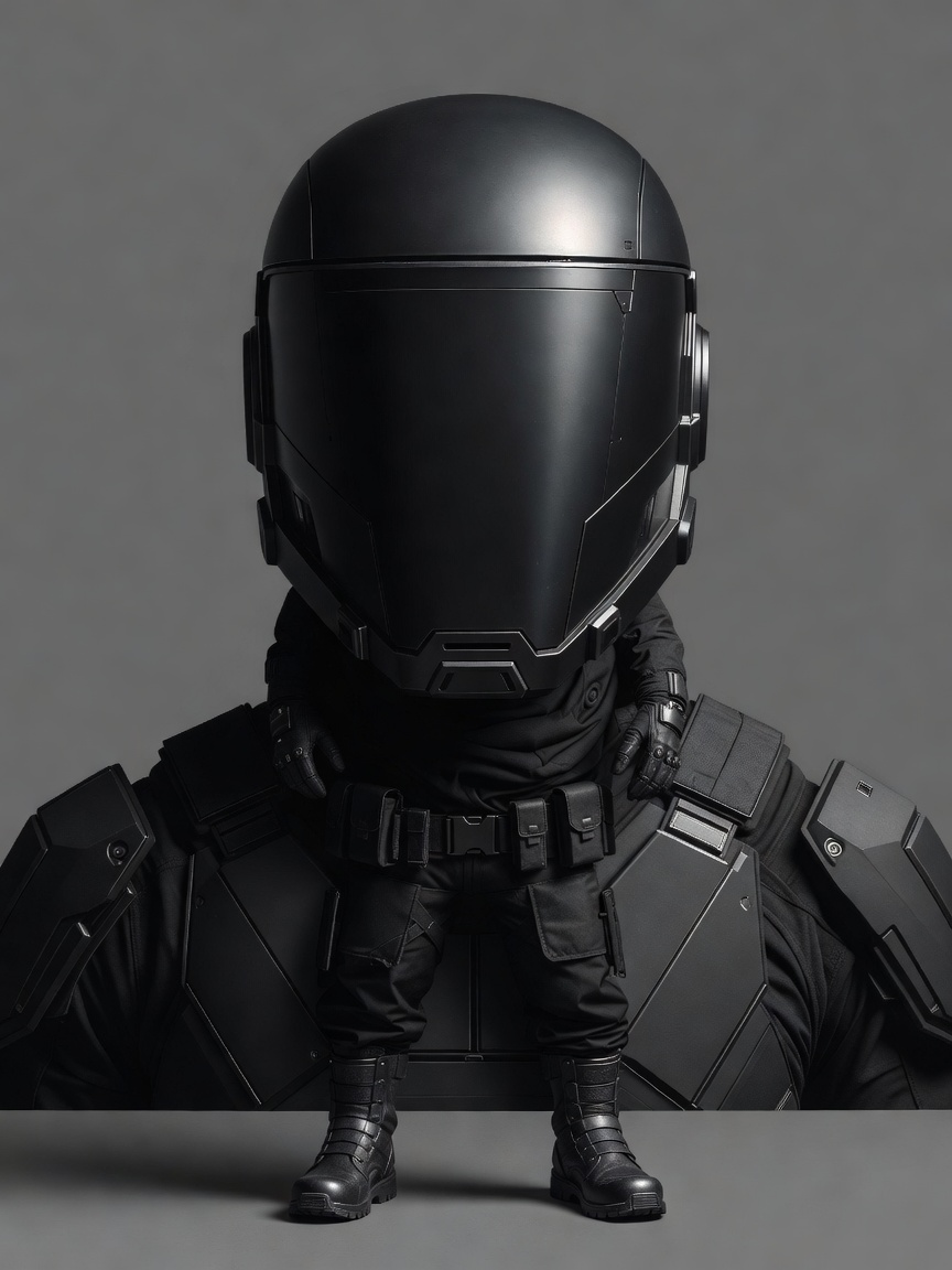 Type 1 - Faceless Enforcer (Blank Faceplate)