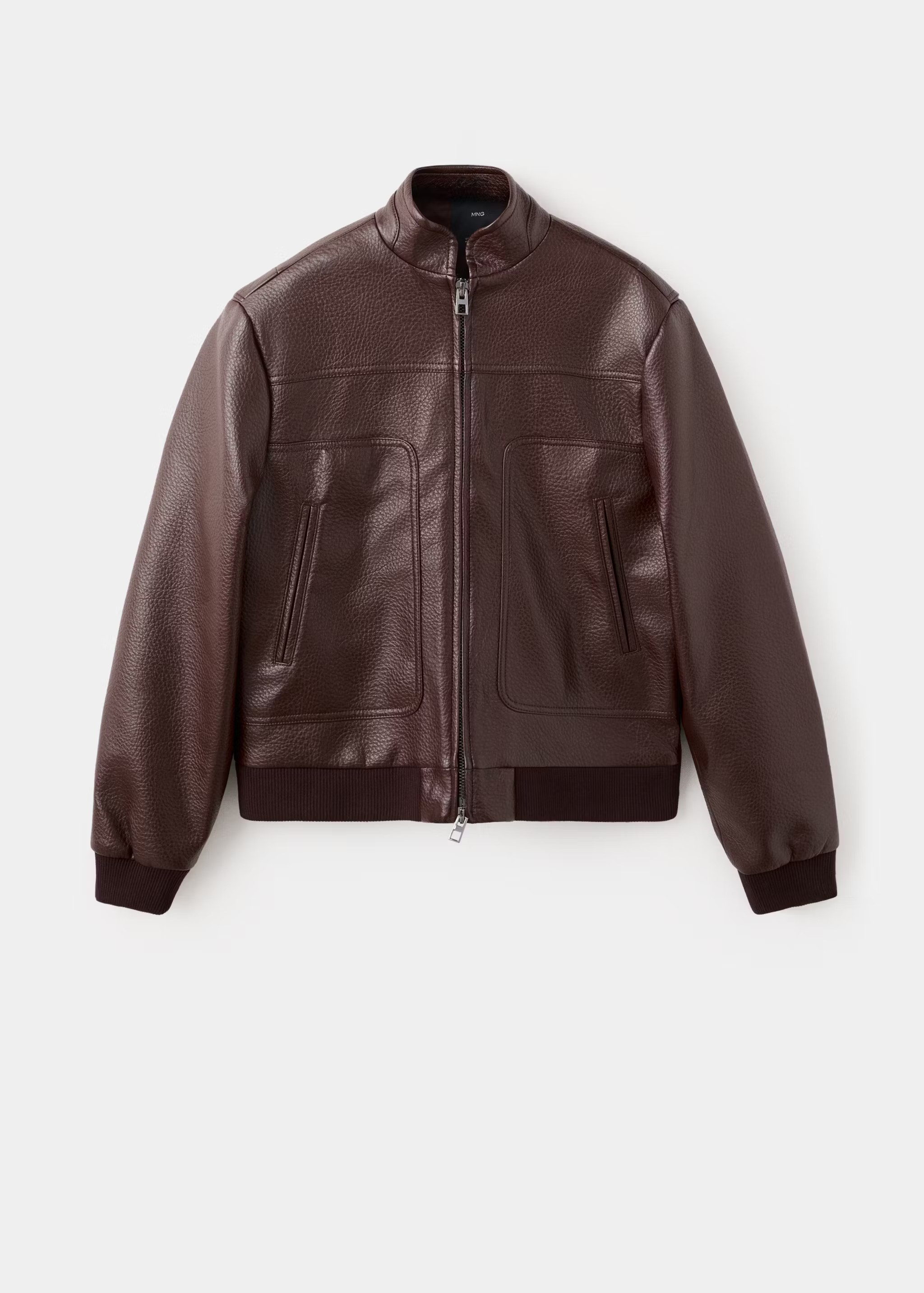 Mango, COLLARLESS JACKET WITH POCKETS