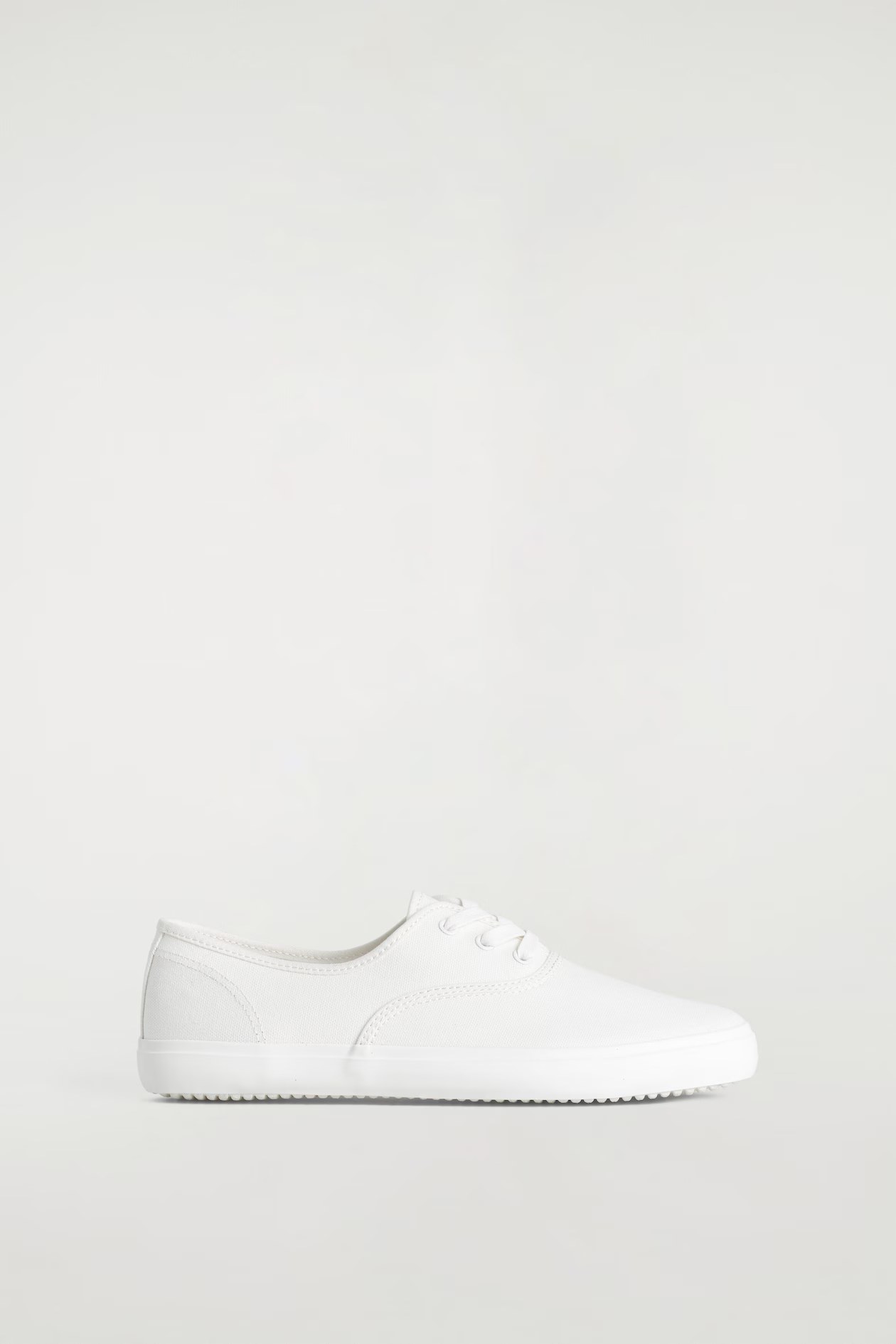 COS, CANVAS PLIMSOLL SNEAKERS