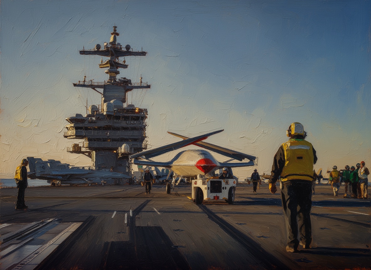 US Navy Pursues Next-Gen Carrier-Based Drones for Diverse Missions