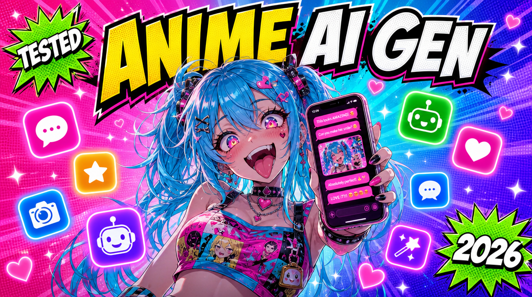 Ahegao AI: 7 best generators for exaggerated expression art I tested in 2026