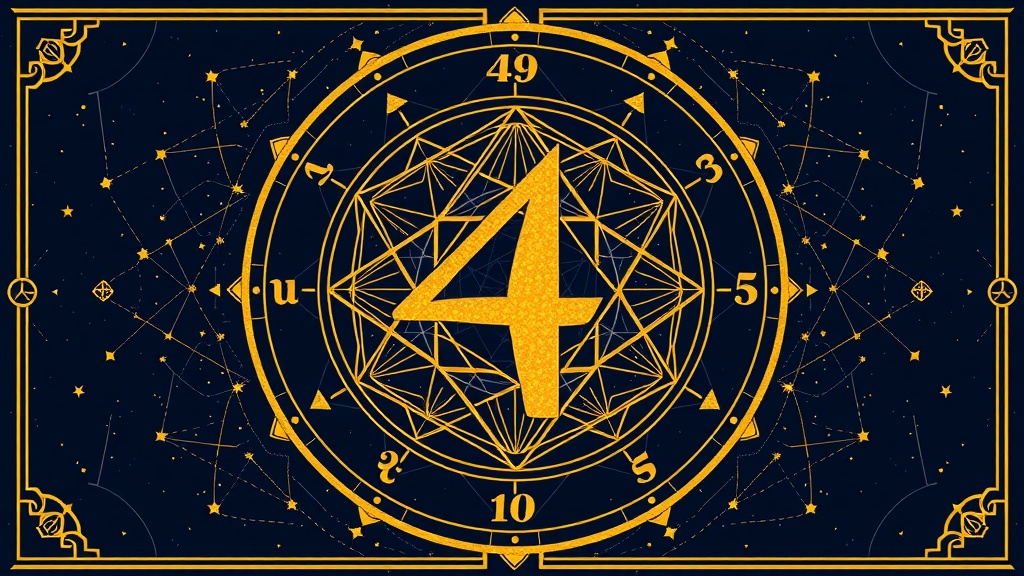 Número 4 Numerologia: Estabilidade e Estrutura