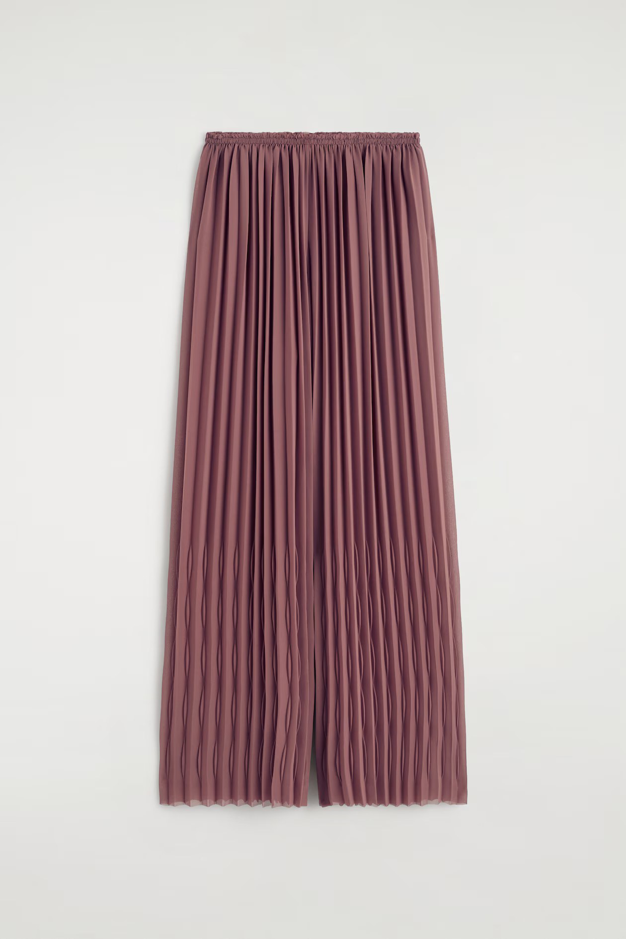 COS, PLEATED GEORGETTE PANTS