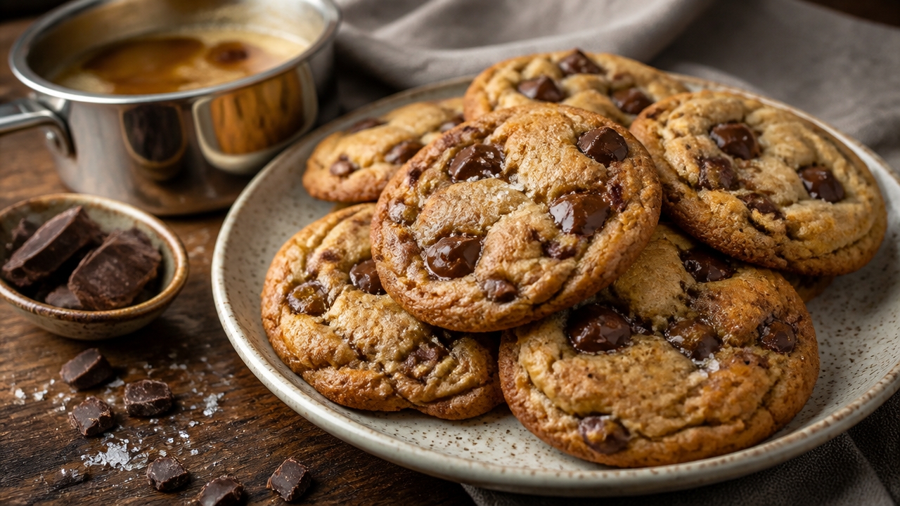 How to Make Brown Butter Chocolate Chip Cookies That Actually Taste Like Caramel 2 Brown Butter Chocolate Chip Cookies Recipe