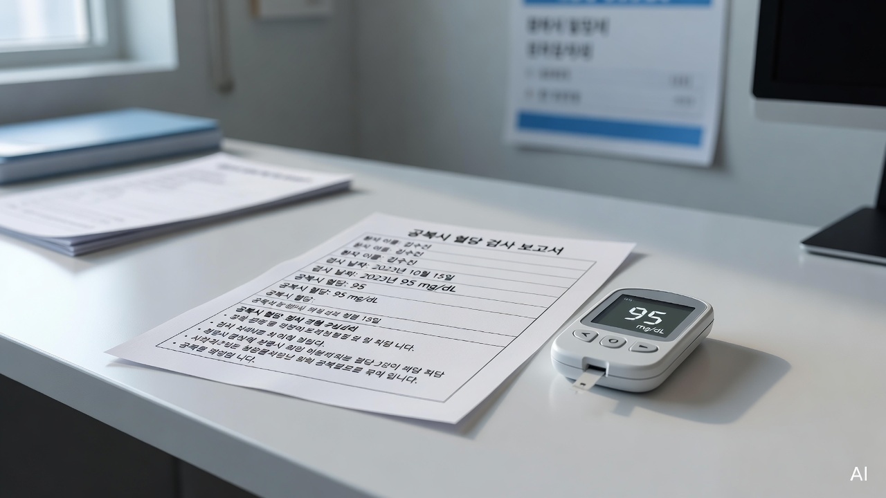 공복혈당 검사 전 금식시간 기준 완벽 정리