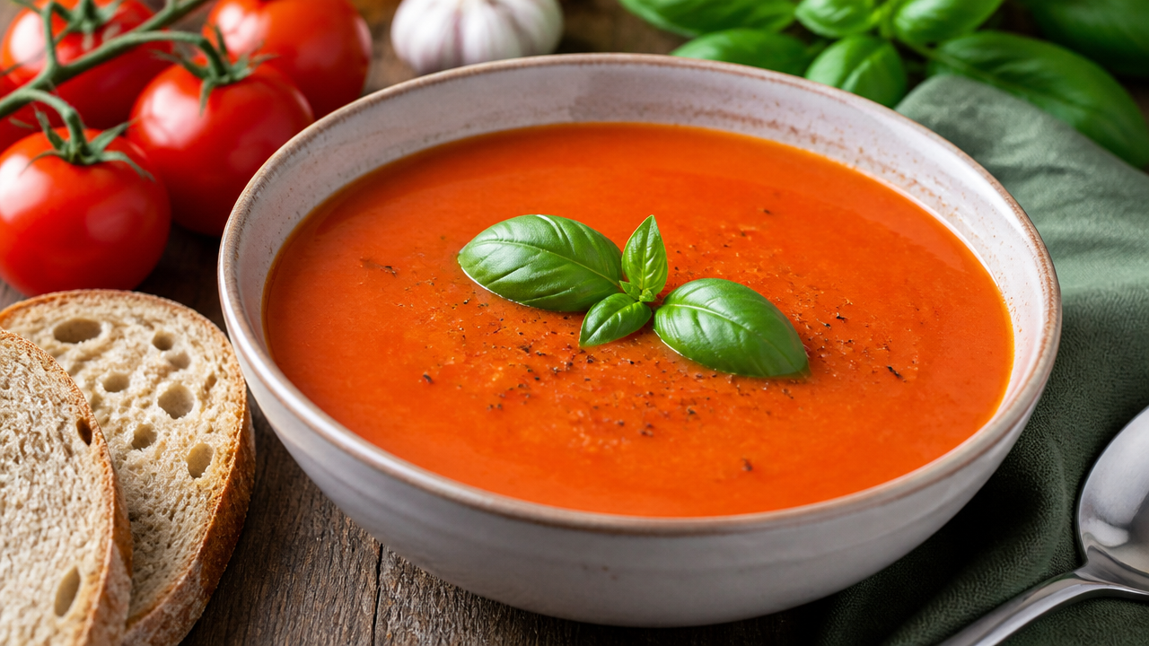 How to Make 30-Minute Tomato Basil Soup That Actually Tastes Fresh 2 30 Minute Tomato Basil Soup Recipe