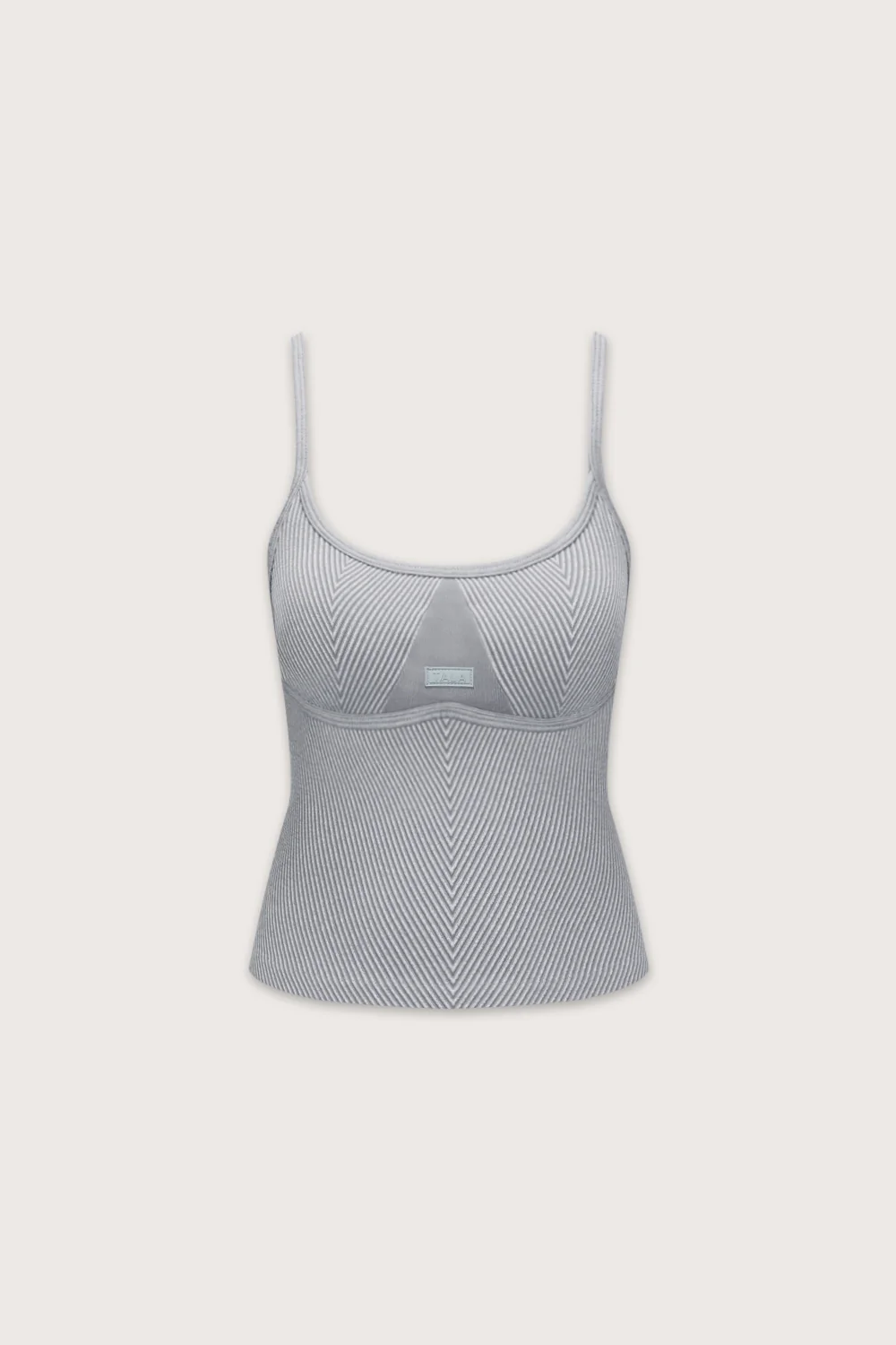 TALA, Seamless Rib Vest - Vintage Grey