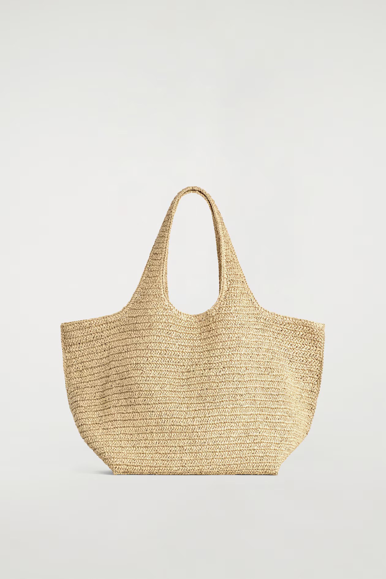 COS, SCULPTED TOTE BAG - PAPER
