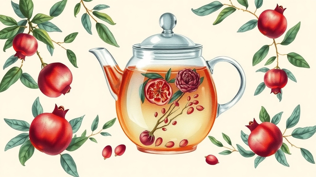 Infusão de Romã para Imunidade: Receita Simples