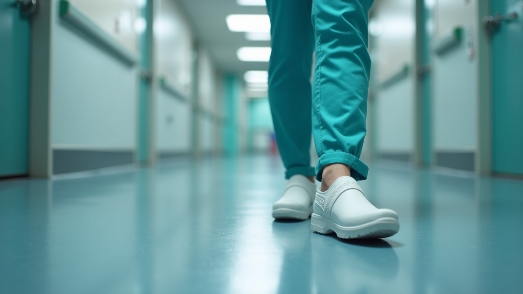 Women's supportive work shoes for nurses standing all day