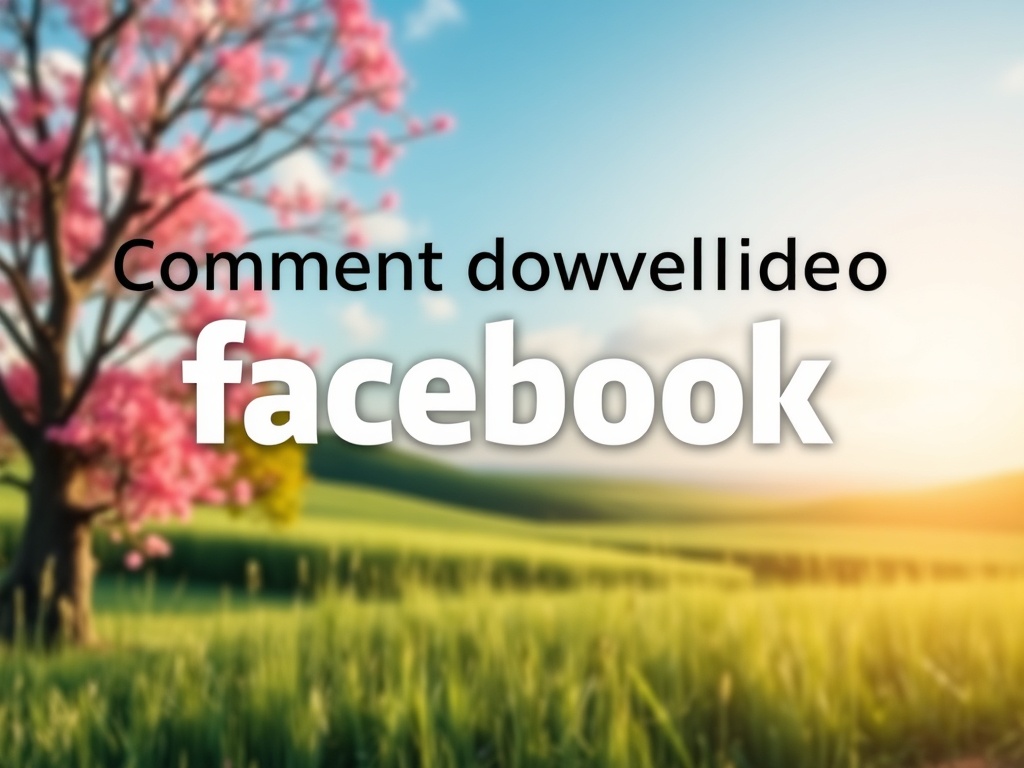 Comment téléchargervidéo facebook facilement et rapidement