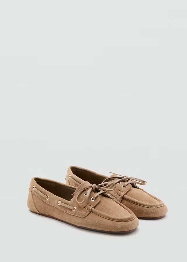 Mango, SUEDE DRIVING SHOES