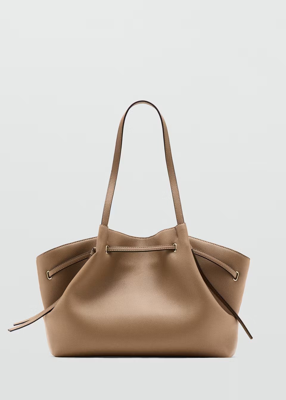 mango, LARGE FAUX-LEATHER SHOULDER BAG