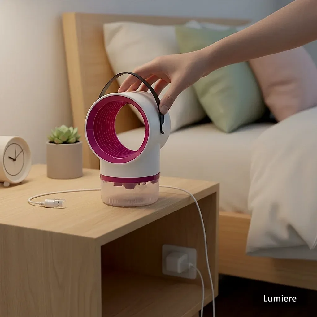 NoirFold USB Mosquito Killer Lamp - Silent Chemical-Free Protection photo 1
