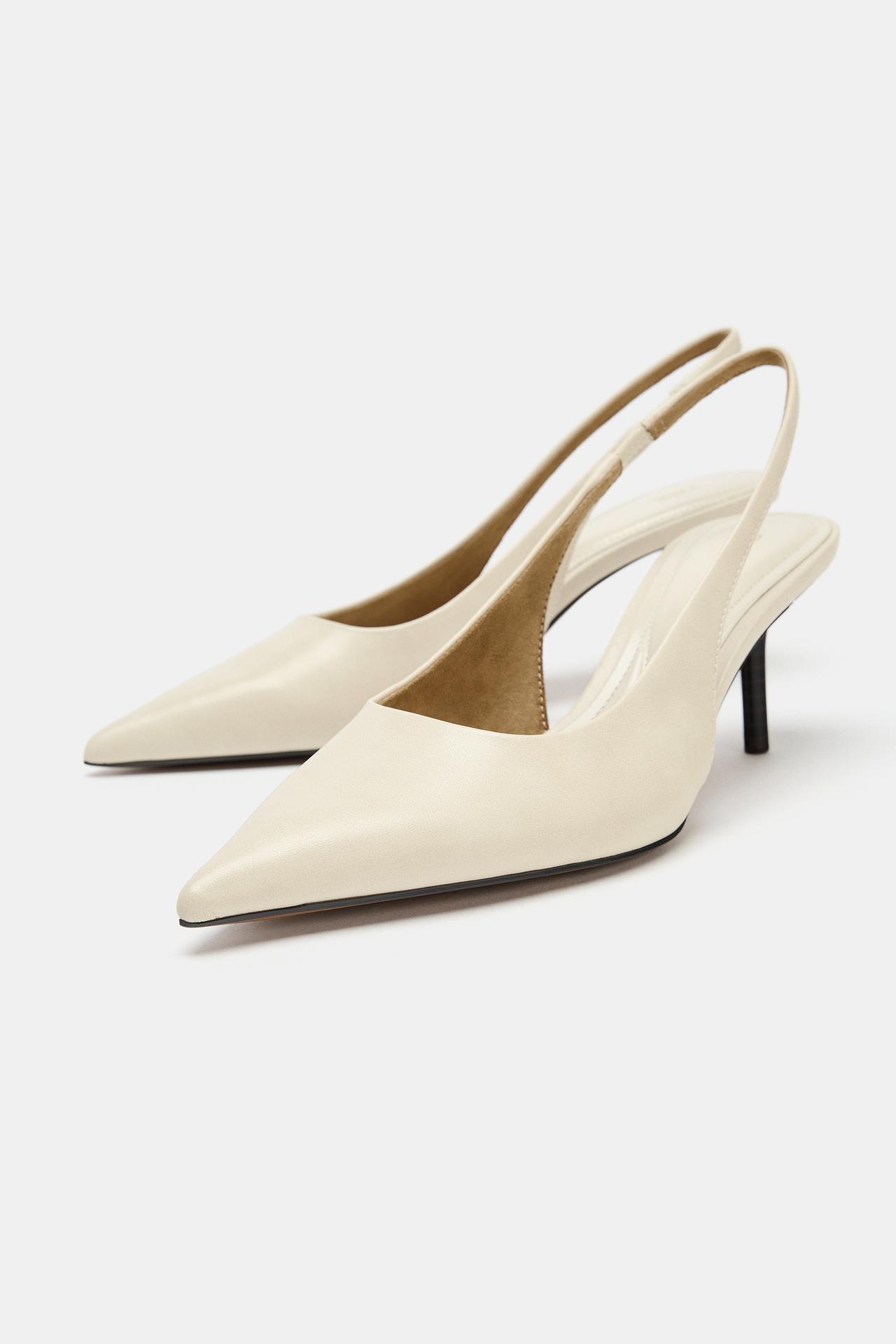 ZARA, SLINGBACK HEELS