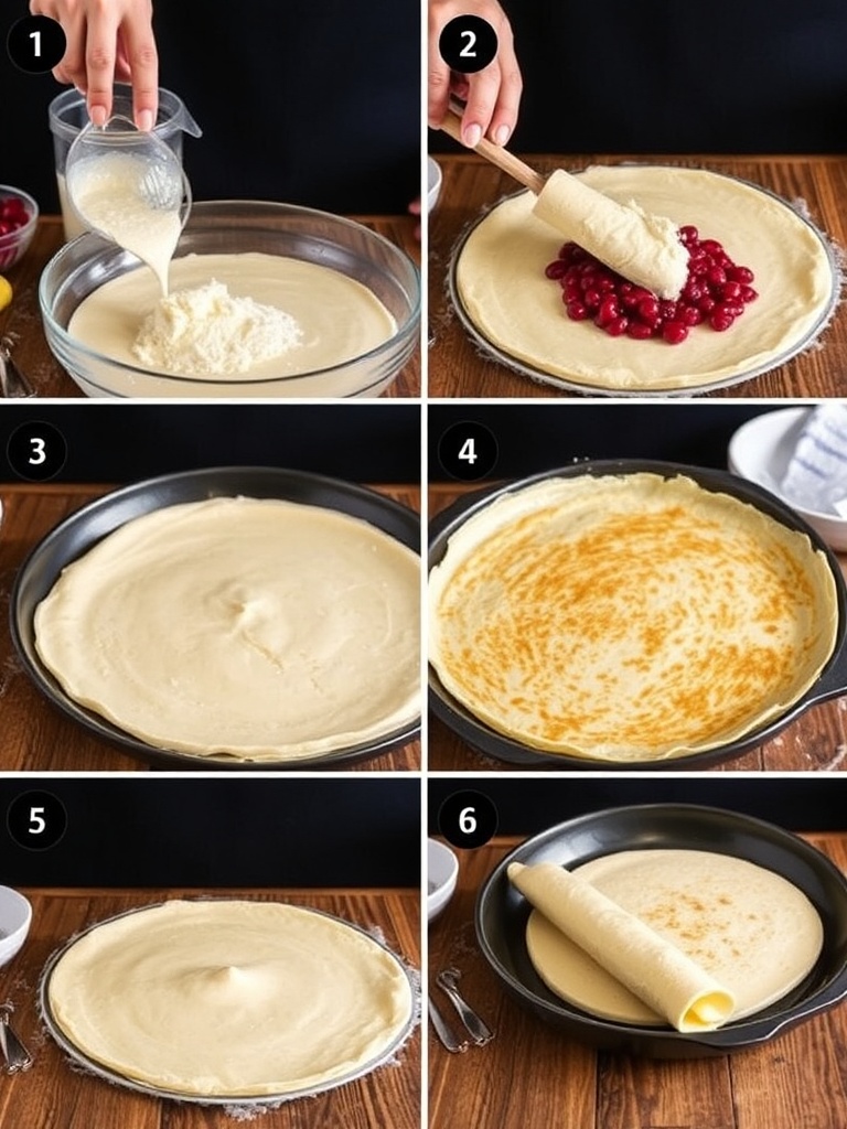 crêpe recette preparation