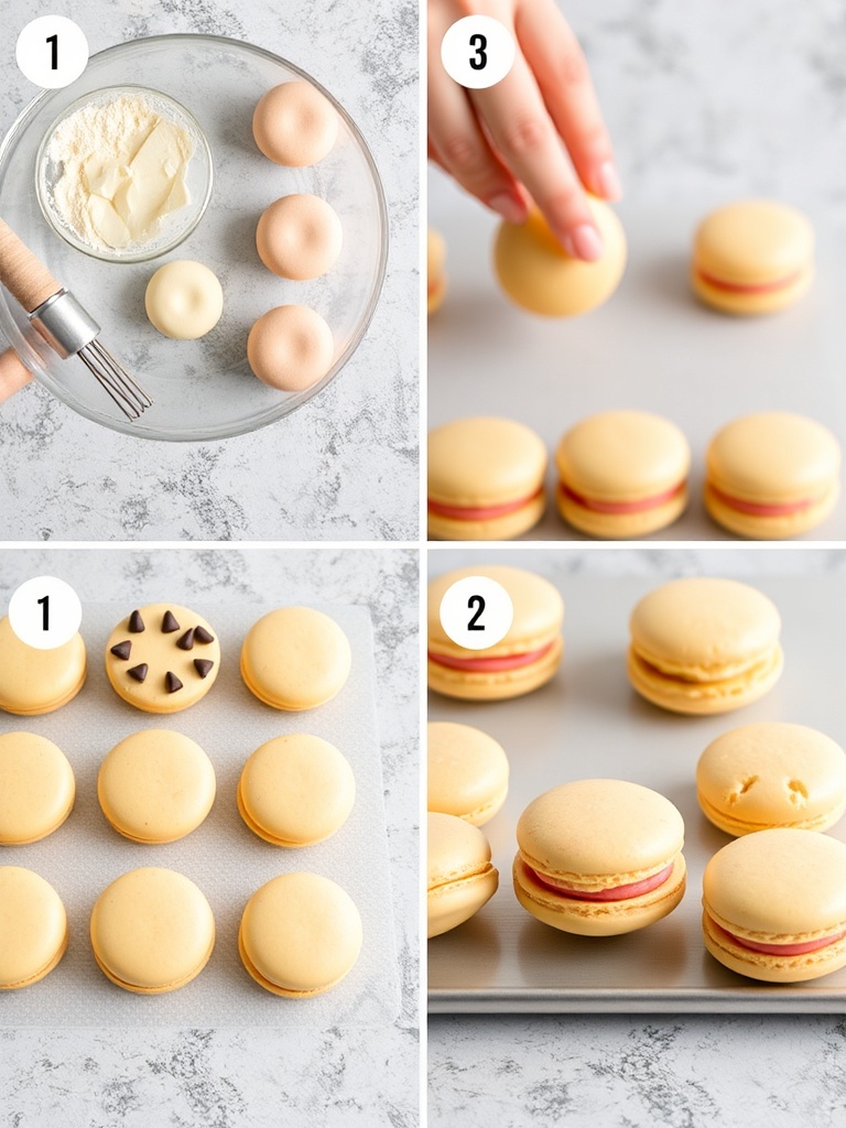 macarons preparation