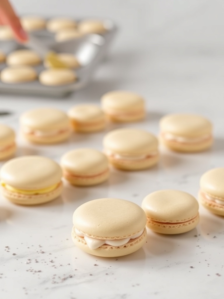 macarons preparation