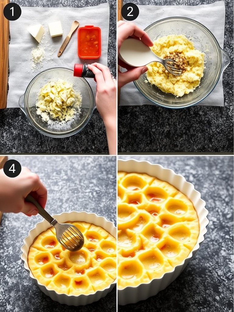 clafoutis abricot preparation