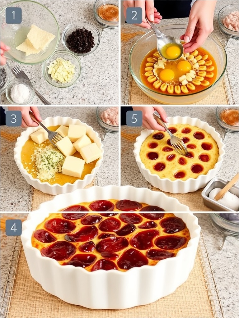 clafoutis abricot preparation