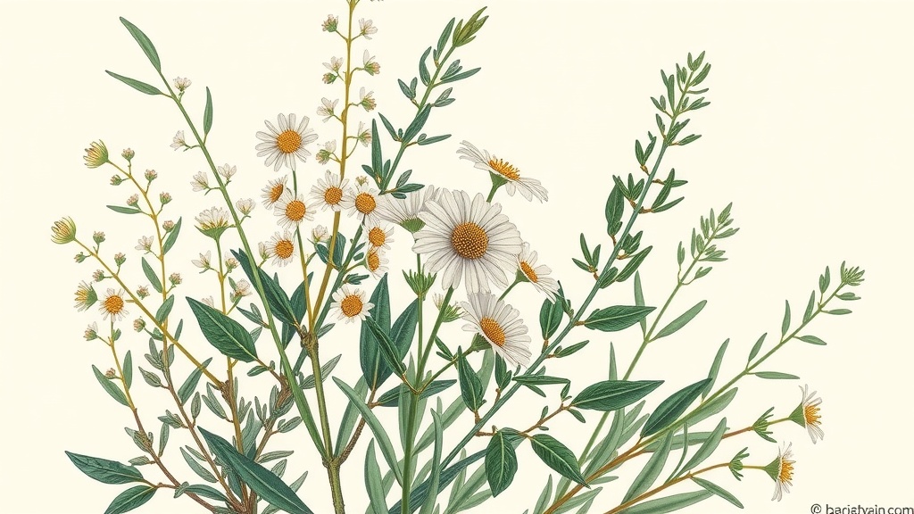 Remédio Caseiro para Dor de Cabeça: Feverfew e Alecrim