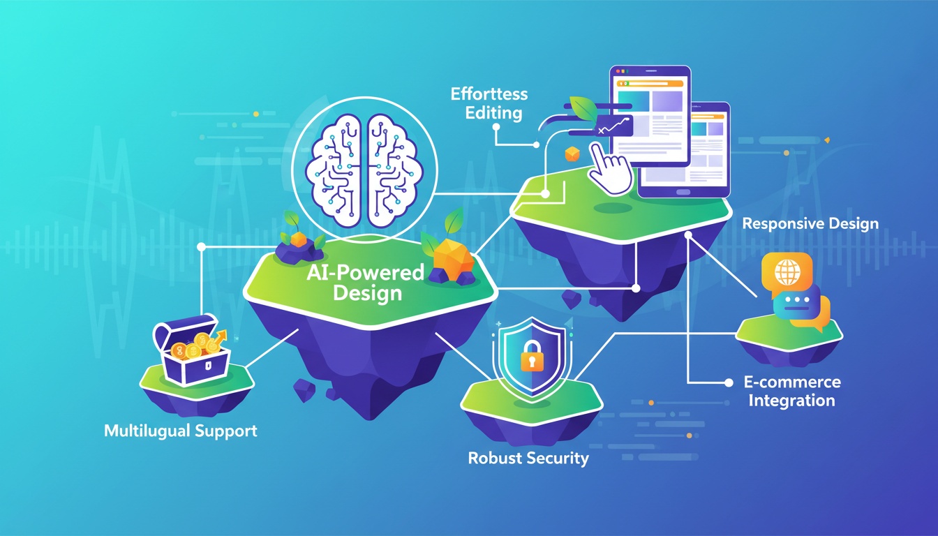 Key Features of DigiAssist AI's Website Builder — AI website builder Ghana