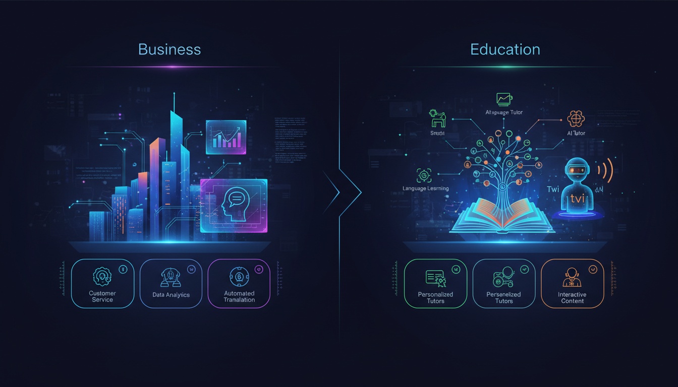 Practical Applications in Business and Education — AI that speaks Twi