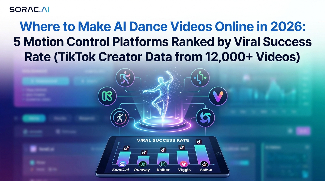 Where to Make AI Dance Videos Online in 2026: 5 Motion Control Platforms Ranked by Viral Success Rate (TikTok Creator Data from 12,000+ Videos)