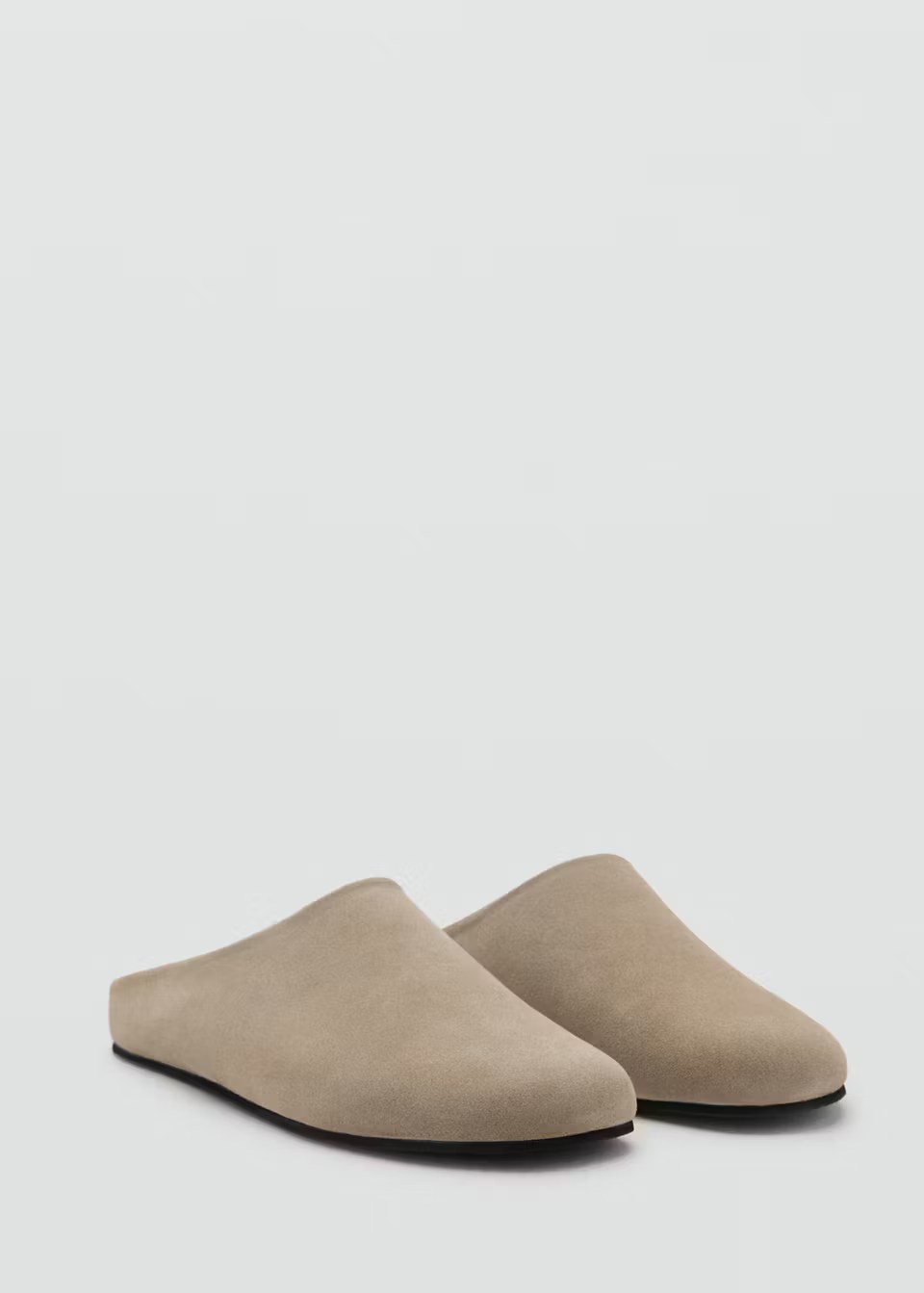mango, SUEDE LEATHER CLOGS