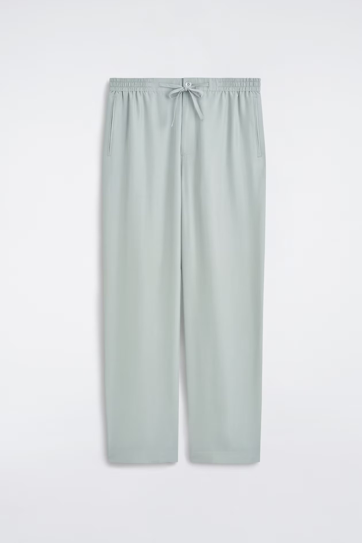 cos, SILK RELAXED-FIT STRAIGHT-LEG PANTS