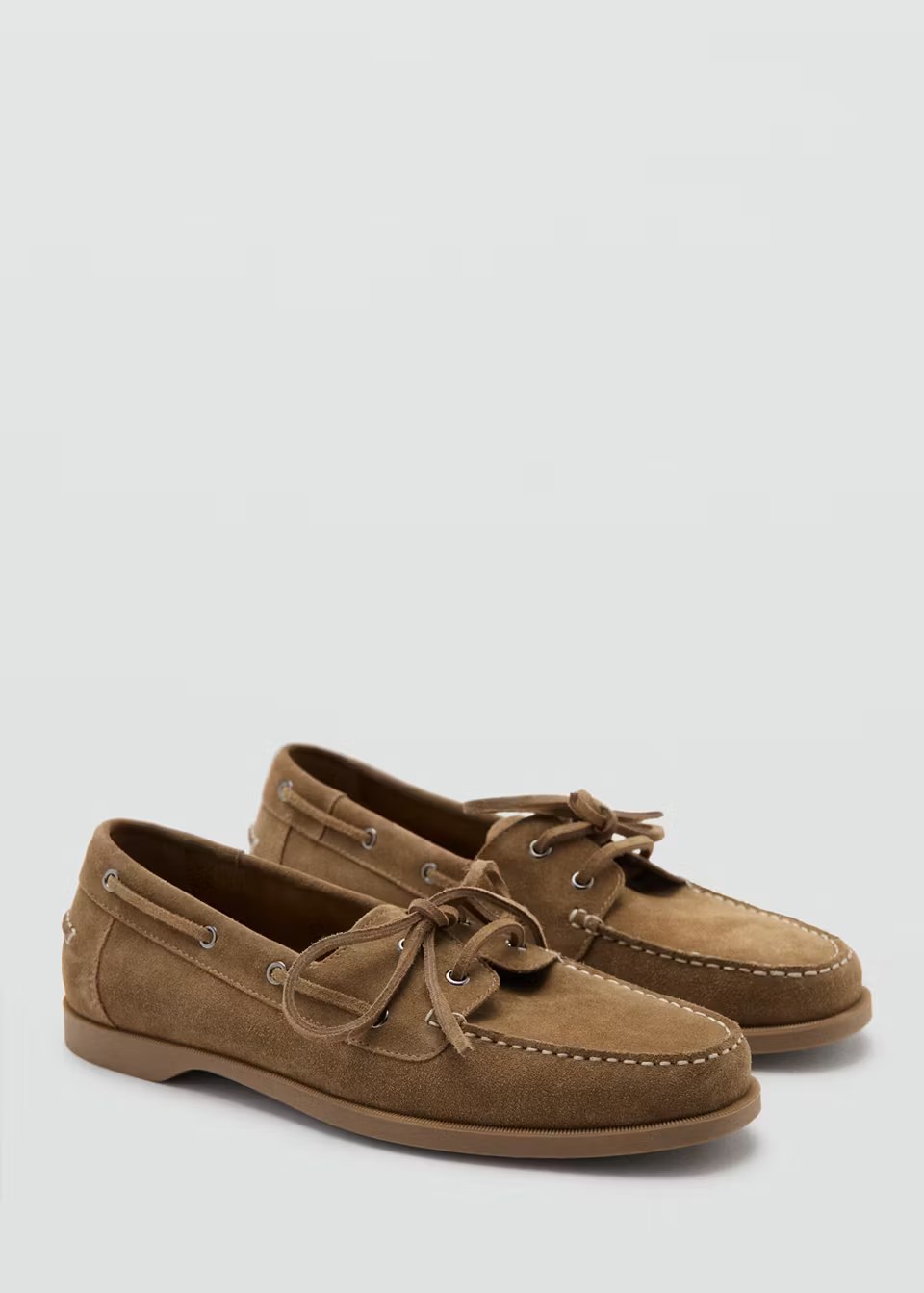 mango, LEATHER NAUTICAL SHOES