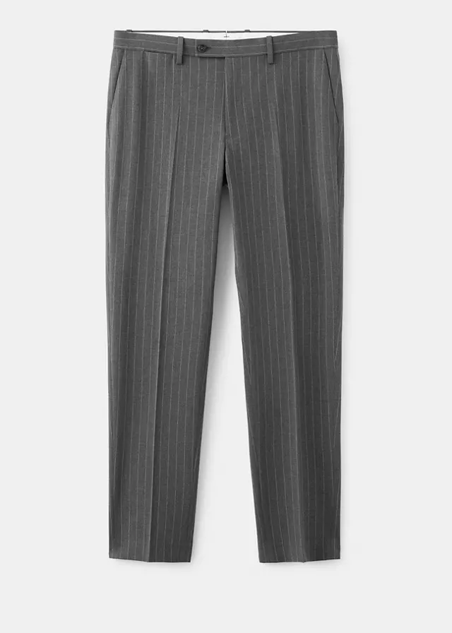 mango, MONACO SLIM-FIT SUIT PANTS