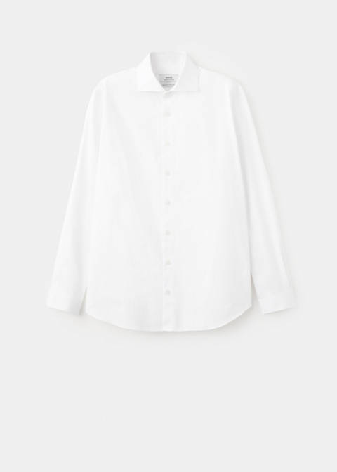 mango, 100% COTTON SLIM-FIT SUIT SHIRT
