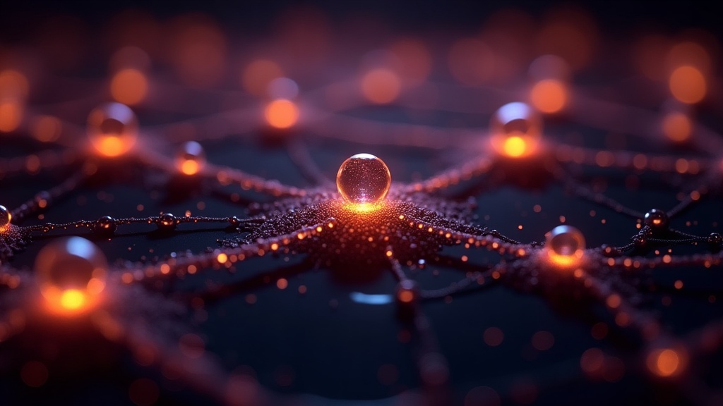 Enterprise agentic AI technology architecture showing multiple coordinated agents handling a workflow across systems