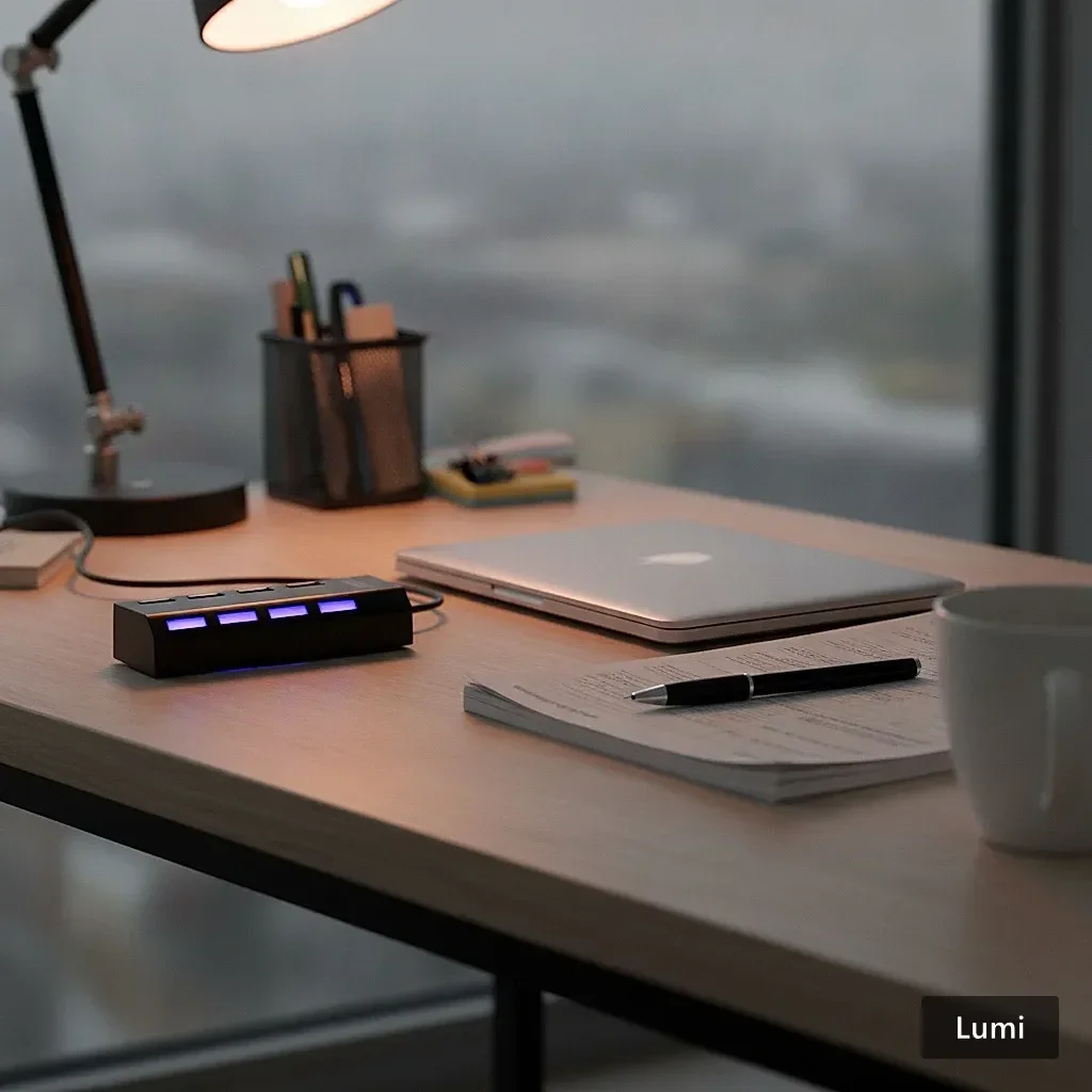 NoirFold USB Hub - Premium 4-Port Connectivity photo 8