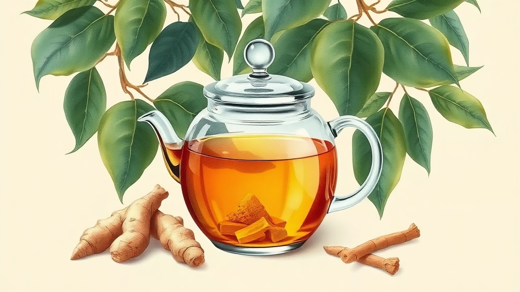 Chá de Gengibre e Cúrcuma: Benefícios para Inflamação