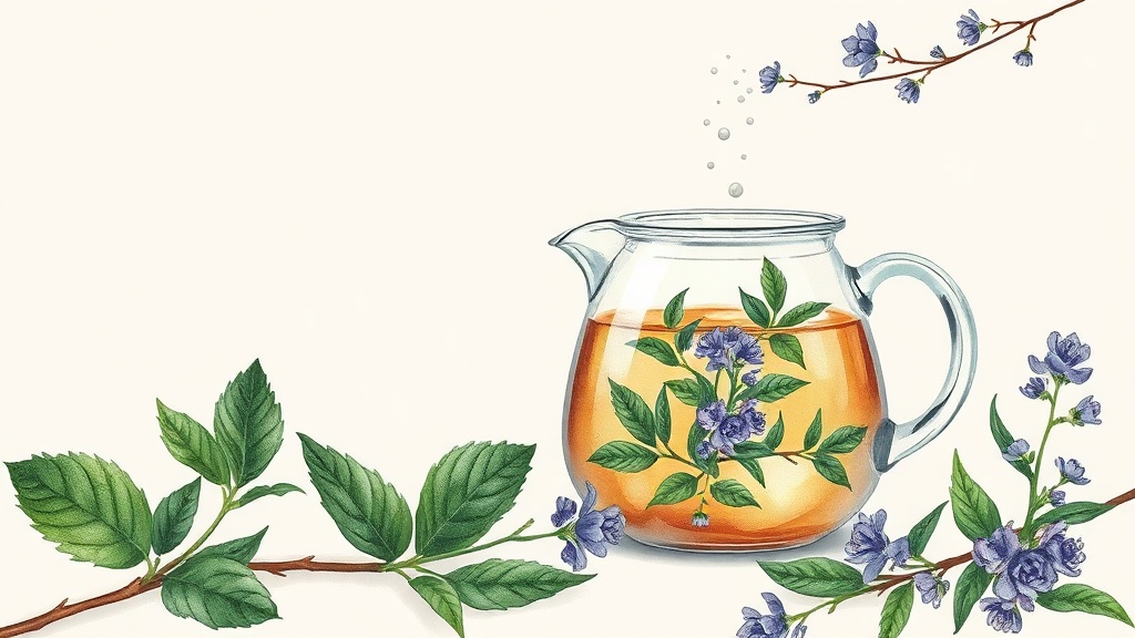 Infusão de Hortelã-do-Campo para Ansiedade