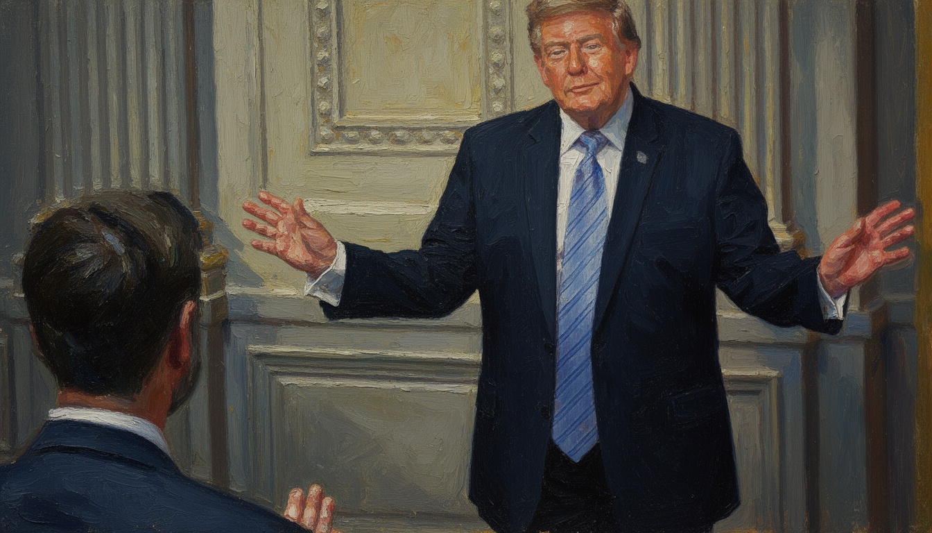 US President Trump Criticizes China in National Address
