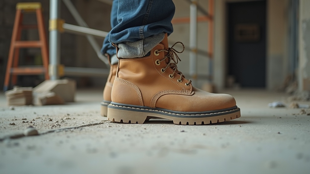 Calcetines para metatarsalgia en trabajo de construcción