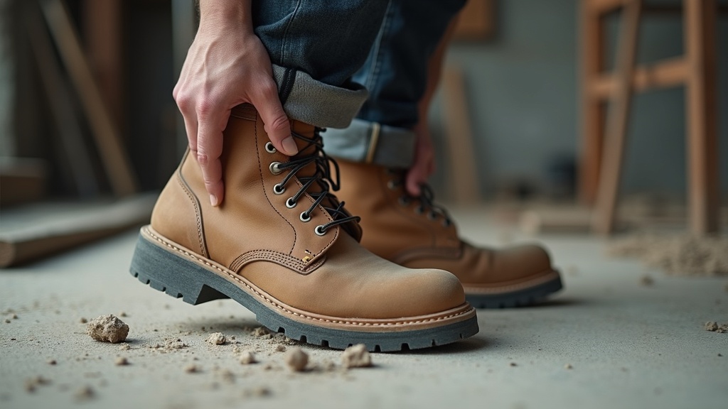Calcetines acolchados para botas de trabajo con punta de acero