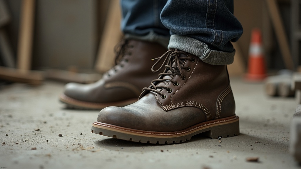 Calcetines antiampollas para trabajos de pie en obra